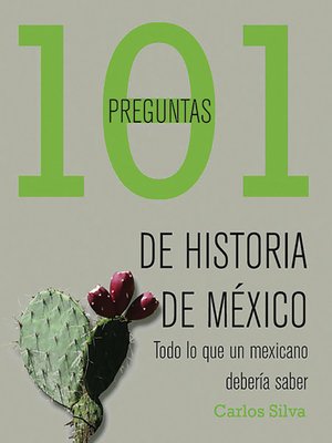 cover image of 101 preguntas de historia de México